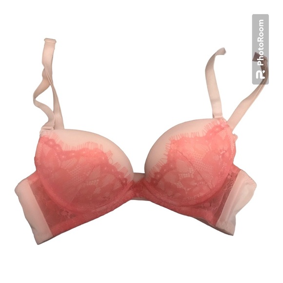THE LITTLE BRA COMPANY Evie Pink Push Up Bra - Size 28A, XXS - Picture 1 of 3